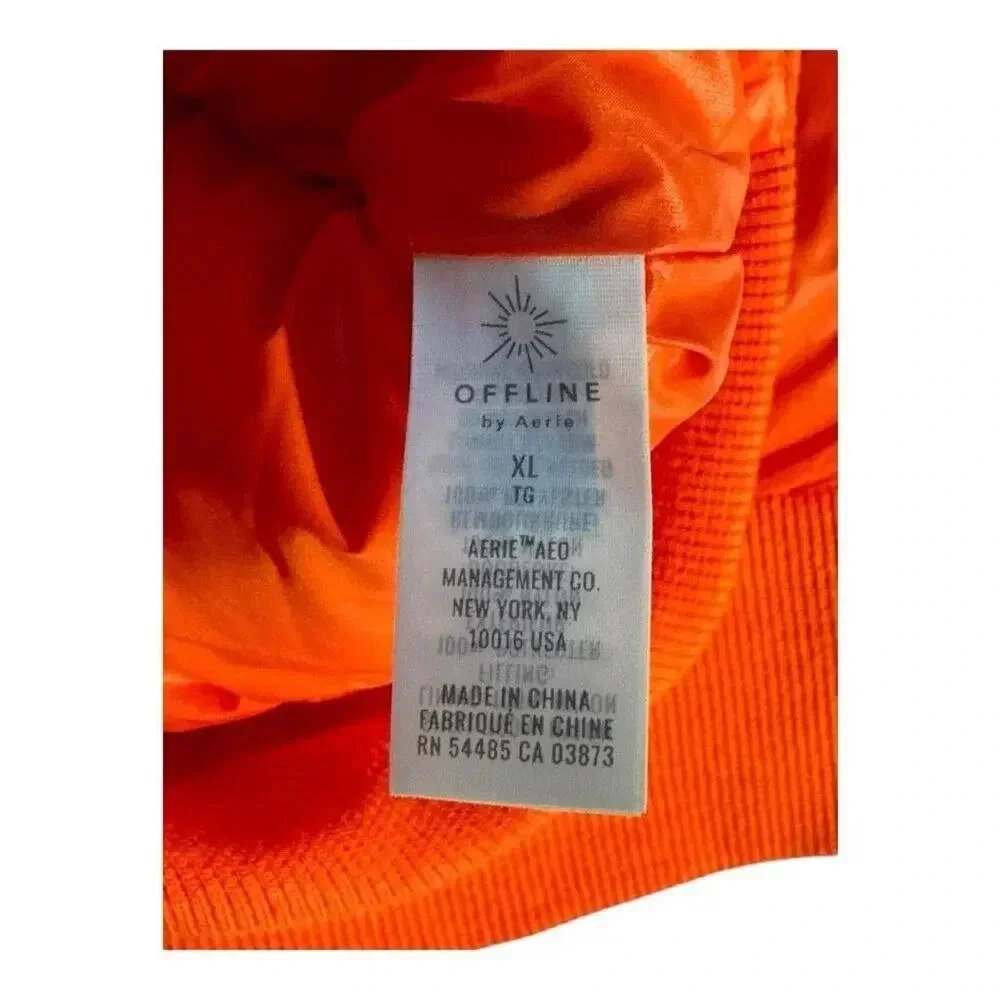 NEW Offline By Aerie‎ Women's Red Puffer Vest Size XL Casual Fall Warmth NWOT - Picture 7 of 8